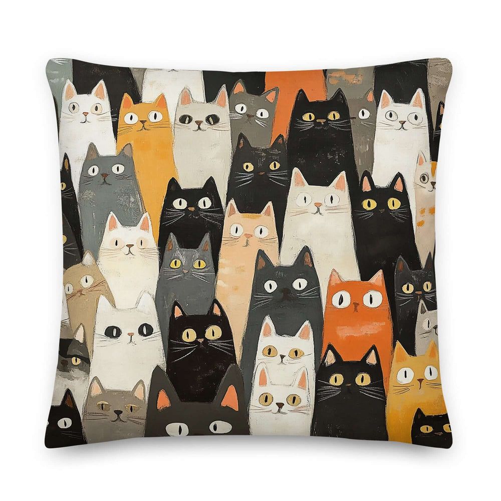 Cat Lover’s Dream Throw Pillow - Adorable Cat Design, Throw Pillows, $ 65.00, A Moment Of Now™