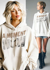 Mindfulness A Moment Of Now™ Retro Graphic Unisex Hoodie