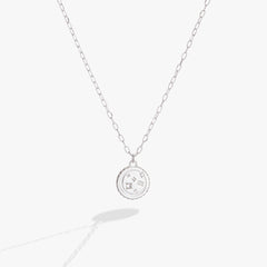 Aquarius Zodiac Precious Necklace, Necklaces, $ 88.00, A Moment Of Now™
