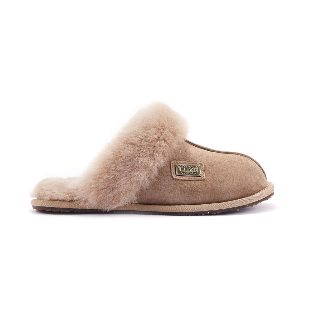 CLOSED MULE TAUPE, SLIPPERS, $ 165.00, A Moment Of Now™