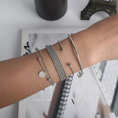 Frostlink Four Necklace | Boutique In USA, Necklaces, $ 21.99, A Moment Of Now™