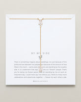 By My Side Pear Cut Lariat Necklace
