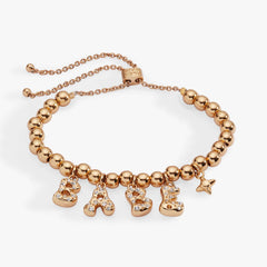 'Babe' Bubble Beaded Bolo Bracelet, Bracelets, $ 48.00, A Moment Of Now™