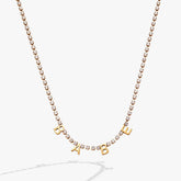 “Babe” Crystal Tennis Necklace | Boutique In USA, Necklaces, $ 48.00, A Moment Of Now™