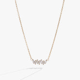 Crystal Baguette Bar Necklace | Boutique In USA, Necklaces, $ 39.90, A Moment Of Now™