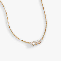 Crystal Baguette Bar Necklace, Necklaces, $ 39.90, A Moment Of Now™