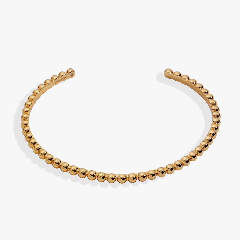 Gold Beaded Cuff Bracelet, Bracelets, $ 34.00, A Moment Of Now™