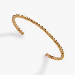 Gold Beaded Cuff Bracelet, Bracelets, $ 34.00, A Moment Of Now™