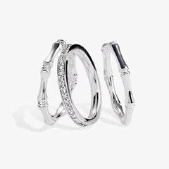 Bamboo Trio Ring Set, Rings, $ 44.00, A Moment Of Now™