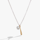 Baseball Duo Charm Pendant Necklace, Necklaces, $ 44.00, A Moment Of Now™