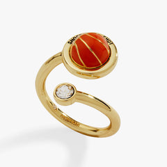 'Shoot Your Shot' Basketball Open Fidget Ring, Rings, $ 44.00, A Moment Of Now™