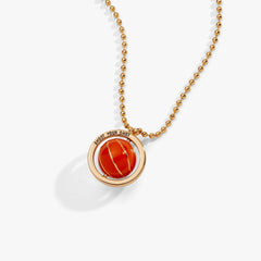 Basketball Spinner Pendant, Necklaces, $ 48.00, A Moment Of Now™