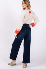 Chic Comfort Denim Blue High Waist Wide Leg Jeans, Jeans, $ 55.00, A Moment Of Now™