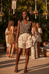 Taupe Leopard Knitted V-Neck Tank Top | Fashion Boutique Clothing, Tank Tops, $ 46.00, A Moment Of Now™