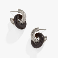 Black Onyx Textured Earrings | Boutique In USA, Earrings, $ 18.90, A Moment Of Now™