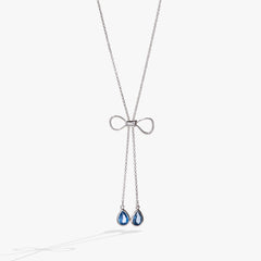 Bow Adjustable Slider Necklace, Necklaces, $ 48.00, A Moment Of Now™