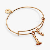 Bridal Gown Duo Charm Bangle | Boutique In USA, Bracelets, $ 34.00, A Moment Of Now™