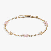 Butterfly and Flower Anklet | Boutique In USA, Anklets, $ 44.00, A Moment Of Now™