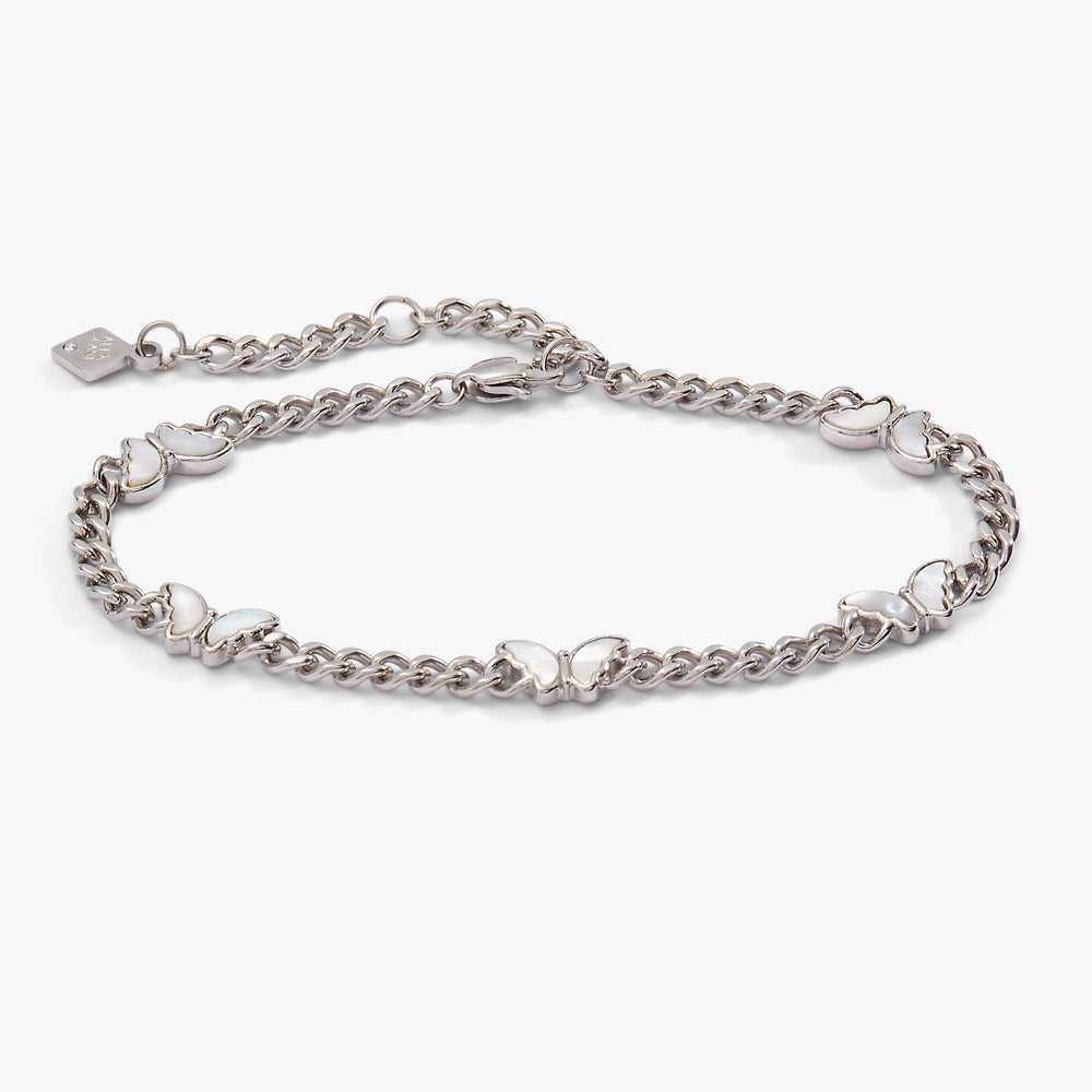 Butterfly Curb Chain Bracelet, Bracelets, $ 48.00, A Moment Of Now™