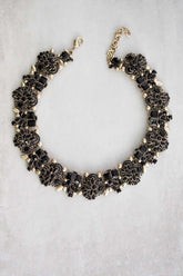 Bree Black Collar Necklace | Bold Elegance, Necklaces, $ 25.00, A Moment Of Now™