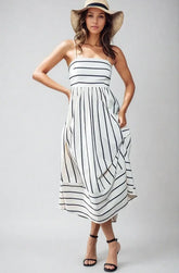 Salt & Soul Striped Sundress | Boutique In USA, Clothing, $ 62.00, A Moment Of Now™