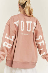 BE YOUR SELF SWEATSHIRT - Oversized Comfort, Sweatshirts, $ 65.00, A Moment Of Now™