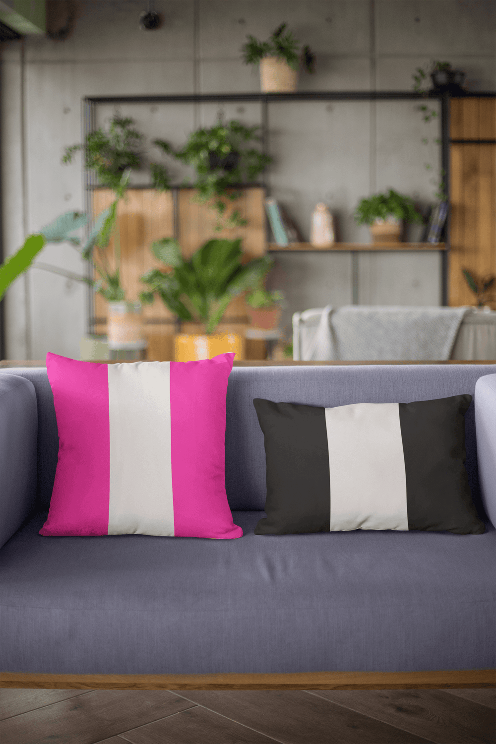 Custom Center Color Block Decorative Throw Pillow Accent Cushion | Boutique In USA, Throw Pillows, $ 45.00, A Moment Of Now™