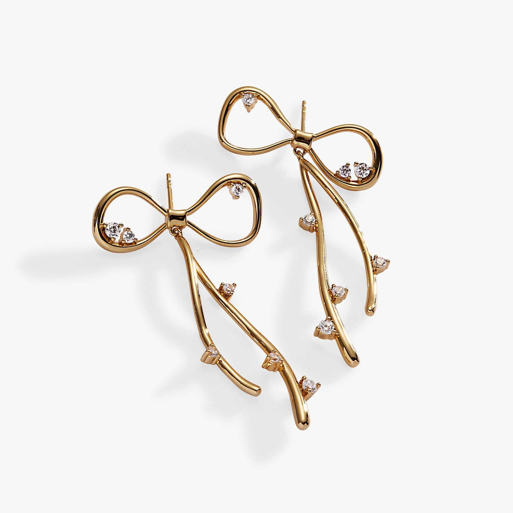 Coquette Bow Earrings | Boutique In USA, Earrings, $ 44.00, A Moment Of Now™