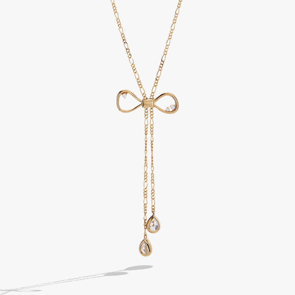 Coquette Bow Necklace | Boutique In USA, Necklaces, $ 44.00, A Moment Of Now™