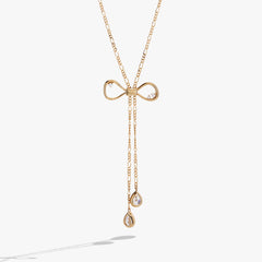 Coquette Bow Necklace, Necklaces, $ 44.00, A Moment Of Now™