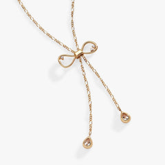 Coquette Bow Necklace | Boutique In USA, Necklaces, $ 44.00, A Moment Of Now™