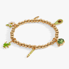 Crayola Fan Favorites Forest Green Charm Stretch Bracelet, Bracelets, $ 48.00, A Moment Of Now™