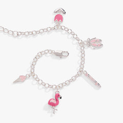 Crayola Fan Favorites Tickle Me Pink Charm Bracelet, Bracelets, $ 48.00, A Moment Of Now™