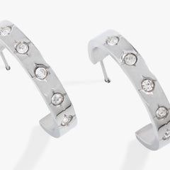Crystal Accent Hoop, Earrings, $ 24.90, A Moment Of Now™