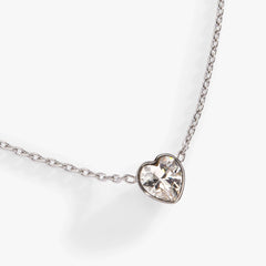 Crystal Heart Pendant Necklace, Necklaces, $ 23.90, A Moment Of Now™
