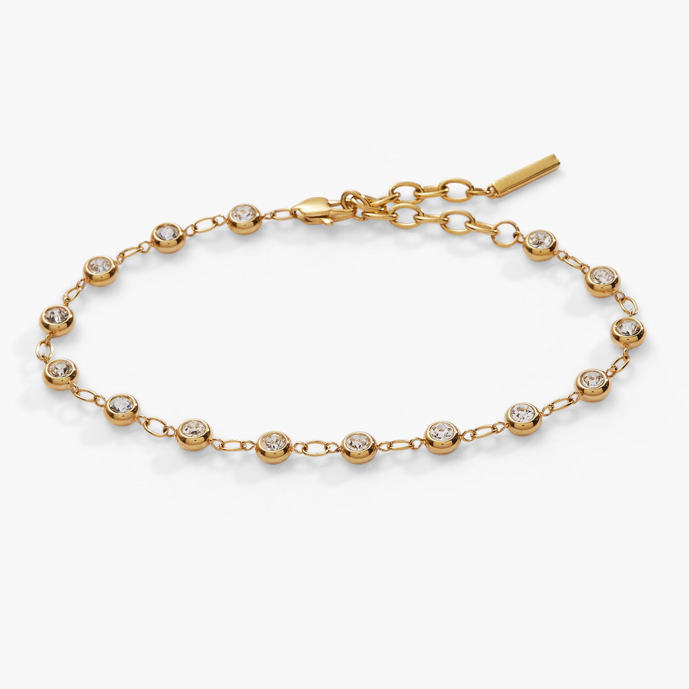 Crystal Pebble Chain Bracelet, Bracelets, $ 39.90, A Moment Of Now™