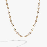 Crystal Pebble Chain Necklace | Boutique In USA, Necklaces, $ 59.90, A Moment Of Now™