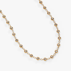 Crystal Pebble Chain Necklace, Necklaces, $ 59.90, A Moment Of Now™