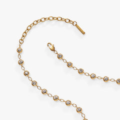 Crystal Pebble Chain Necklace, Necklaces, $ 59.90, A Moment Of Now™