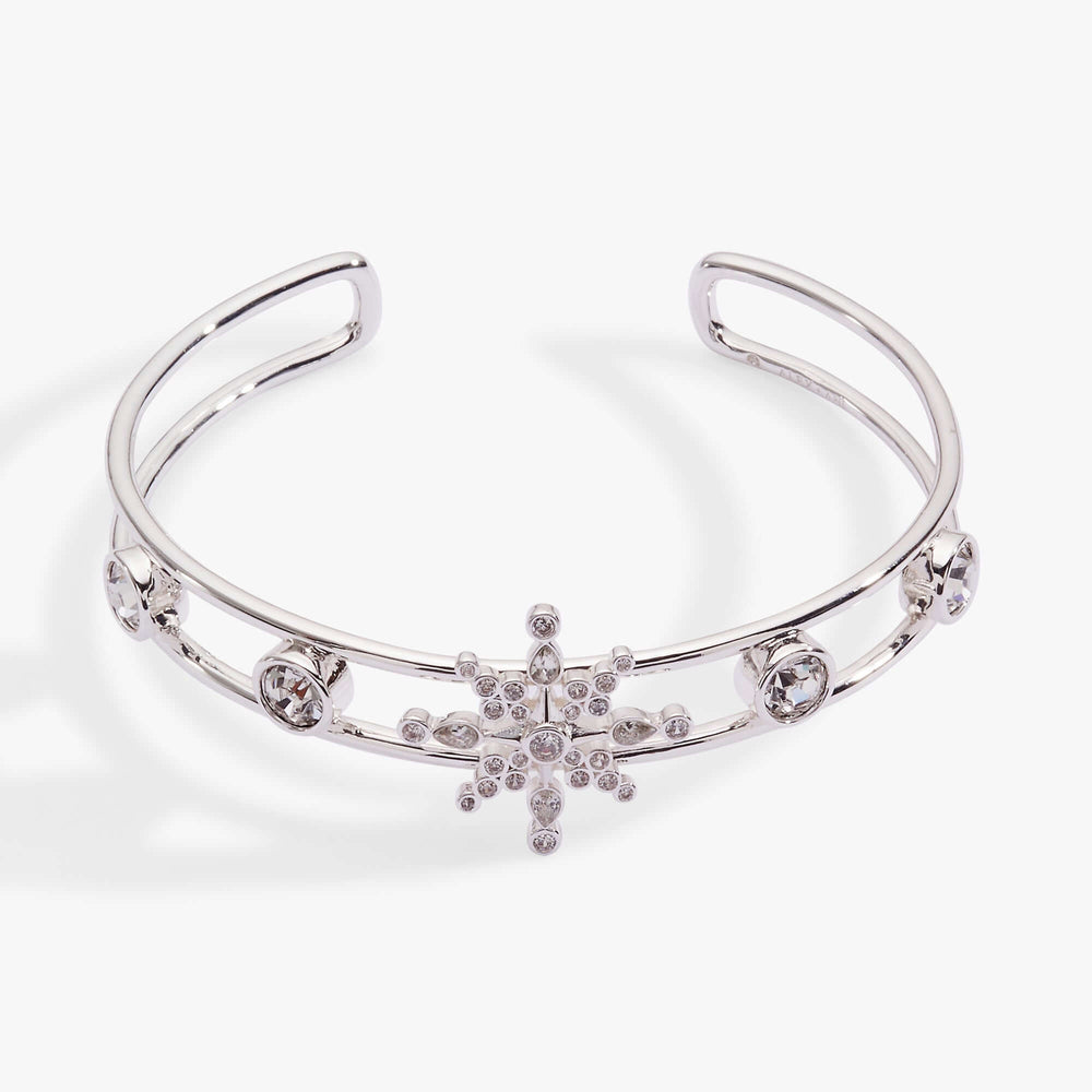Crystal Snowflake Cuff Bracelet, Bracelets, $ 48.00, A Moment Of Now™
