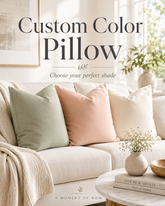 Custom Solid Color Decorative Throw Pillow | Choose Your Color