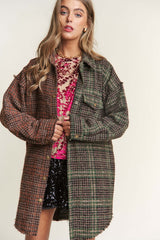 Misty Forest Green Longline Shacket - Cozy & Chic, Shackets, $ 72.00, A Moment Of Now™