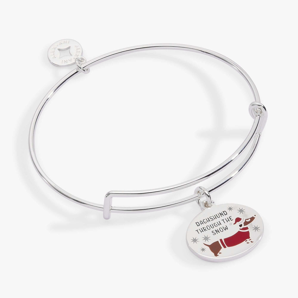 'Dachshund Through The Snow' Dog Charm Bangle, Bracelets, $ 28.00, A Moment Of Now™