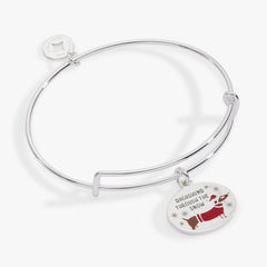 'Dachshund Through The Snow' Dog Charm Bangle, Bracelets, $ 28.00, A Moment Of Now™