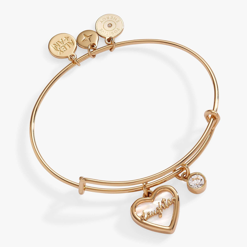 Daughter Mother of Pearl Bangle | Boutique In USA, Bracelets, $ 34.00, A Moment Of Now™