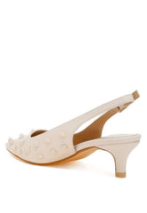 Hegron Stud Embellished Kitten Heels, Heels, $ 69.00, A Moment Of Now™