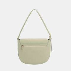 David Jones Metal Buckle Shoulder Bag - Chic Style, Shoulder Bags, $ 45.00, A Moment Of Now™