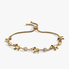 Elephant Crystal Bolo Bracelet | Boutique In USA, Bracelets, $ 38.00, A Moment Of Now™