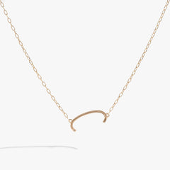 Initial C Precious Elongated Necklace | Boutique In USA, Necklaces, $ 39.90, A Moment Of Now™