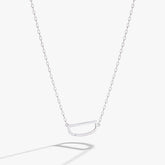 Initial D Precious Elongated Necklace | Boutique In USA, Necklaces, $ 39.90, A Moment Of Now™